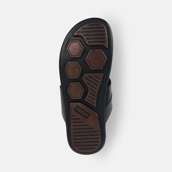 Mochi Men Black Casual Slippers (SKU: 16-1160-11-41) Mochi Men Black Casual Slippers (SKU: 16-1160-11-41)