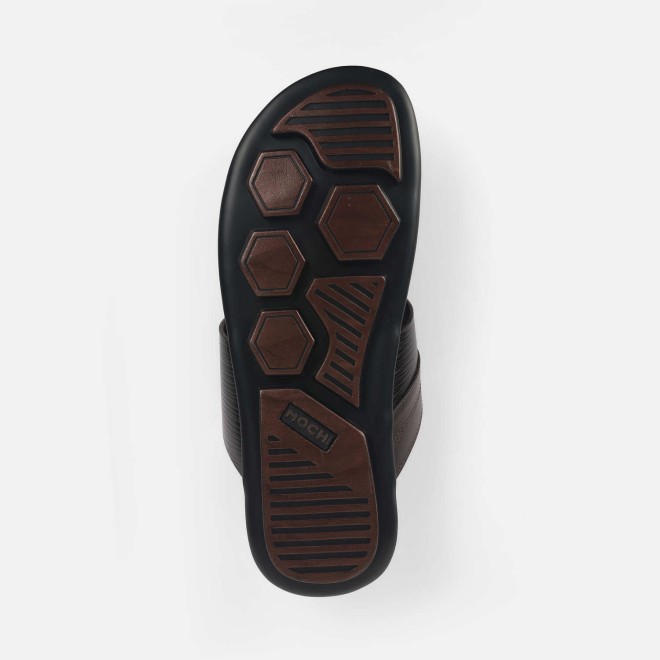 Mochi Men Brown Casual Slippers (SKU: 16-1160-12-40) Mochi Men Brown Casual Slippers (SKU: 16-1160-12-40)