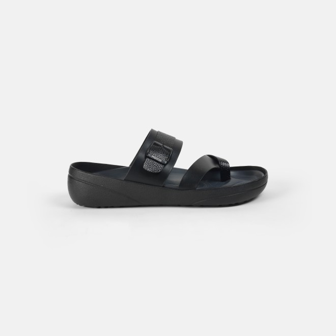 Mochi Men Black Casual Slippers (SKU: 16-1164-11-40)