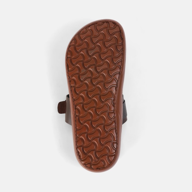 Mochi Men Tan Casual Slippers (SKU: 16-1164-23-40)