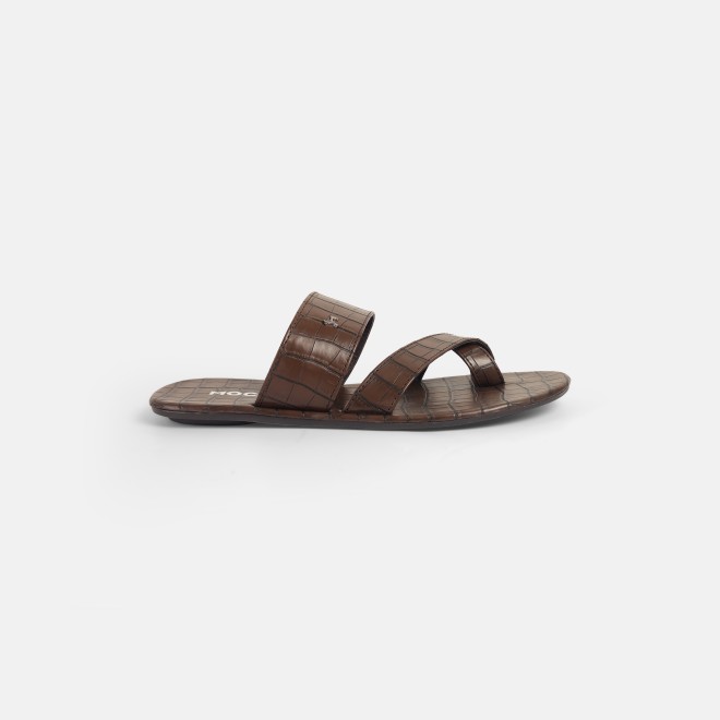 Mochi Men Brown Casual Slippers (SKU: 16-1174-12-41) Mochi Men Brown Casual Slippers (SKU: 16-1174-12-41)