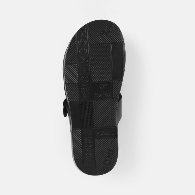 Mochi Men Black Casual Slippers (SKU: 16-1175-11-40) Mochi Men Black Casual Slippers (SKU: 16-1175-11-40)