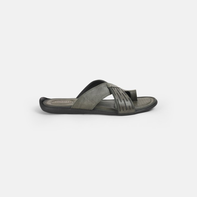 Mochi Men Green Casual Slippers (SKU: 16-1184-21-41)