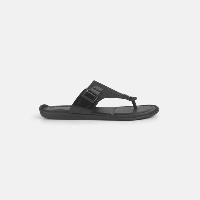 Mochi Men Black Casual Slippers (SKU: 16-1185-11-40)