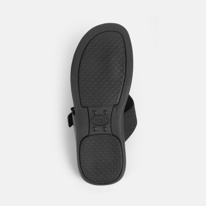 Mochi Men Black Casual Slippers (SKU: 16-1185-11-40)