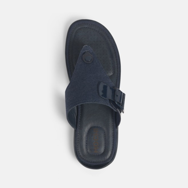 Mochi Men Blue Casual Slippers (SKU: 16-1185-45-40)