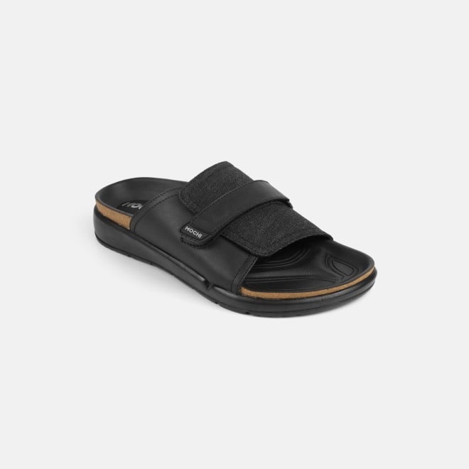 Mochi Men Black Casual Slippers (SKU: 16-1189-11-44) Mochi Men Black Casual Slippers (SKU: 16-1189-11-44)
