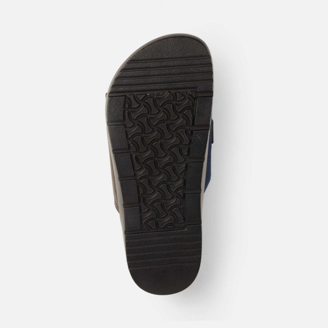 Mochi Men Blue Casual Slippers (SKU: 16-1189-45-40)