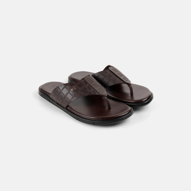 Mochi Men Brown Casual Slippers (SKU: 16-1196-12-40) Mochi Men Brown Casual Slippers (SKU: 16-1196-12-40)