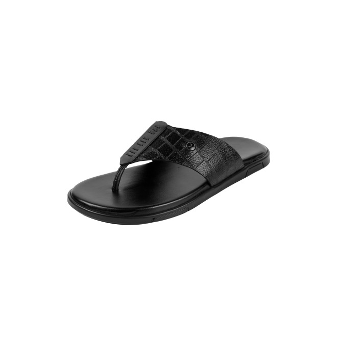 Mochi Men Black Casual Slippers (SKU: 16-1196-11-40) Mochi Men Black Casual Slippers (SKU: 16-1196-11-40)