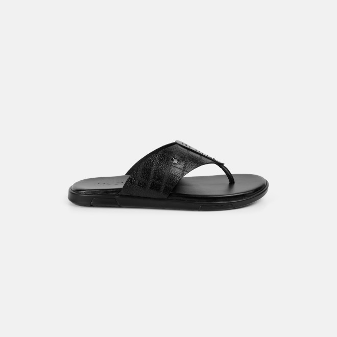 Mochi Men Black Casual Slippers (SKU: 16-1196-11-40) Mochi Men Black Casual Slippers (SKU: 16-1196-11-40)
