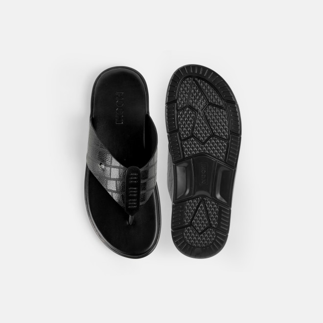 Mochi Men Black Casual Slippers (SKU: 16-1196-11-40) Mochi Men Black Casual Slippers (SKU: 16-1196-11-40)