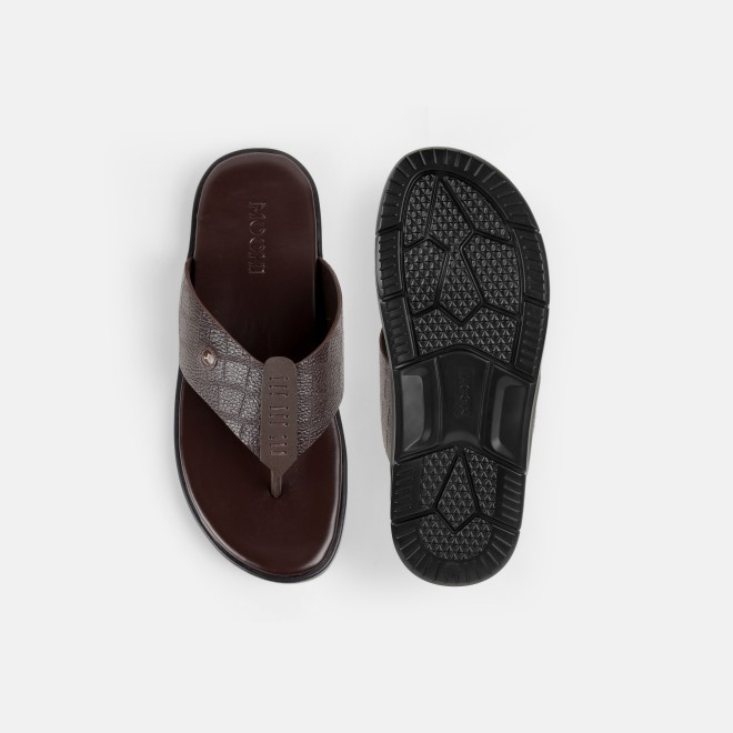 Mochi Men Brown Casual Slippers (SKU: 16-1196-12-40) Mochi Men Brown Casual Slippers (SKU: 16-1196-12-40)