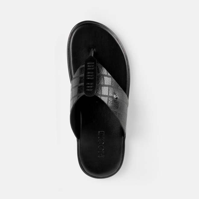 Mochi Men Black Casual Slippers (SKU: 16-1196-11-40) Mochi Men Black Casual Slippers (SKU: 16-1196-11-40)