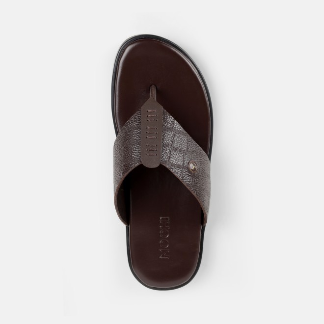 Mochi Men Brown Casual Slippers (SKU: 16-1196-12-40) Mochi Men Brown Casual Slippers (SKU: 16-1196-12-40)