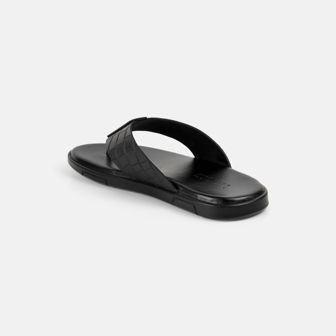 Mochi Men Black Casual Slippers (SKU: 16-1196-11-40) Mochi Men Black Casual Slippers (SKU: 16-1196-11-40)