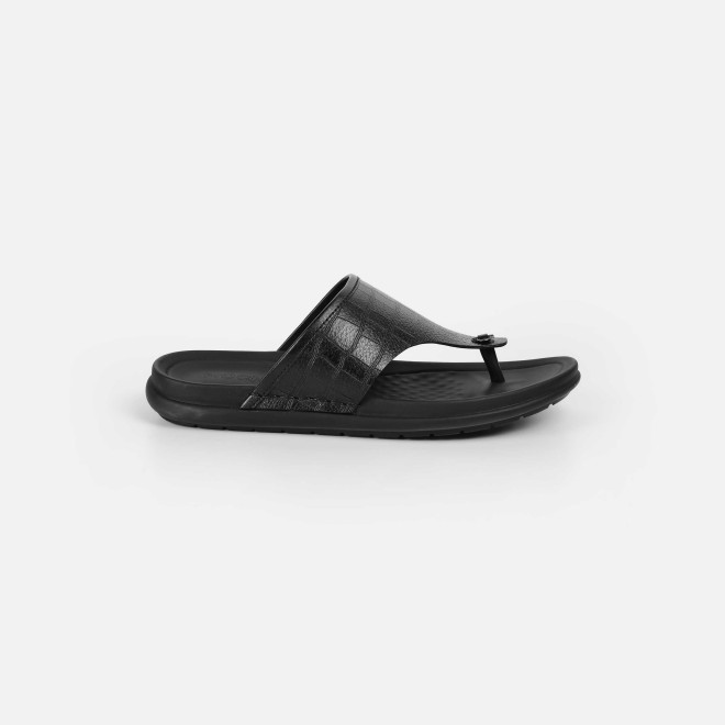 Mochi Men Black Casual Slippers (SKU: 16-1197-11-40)