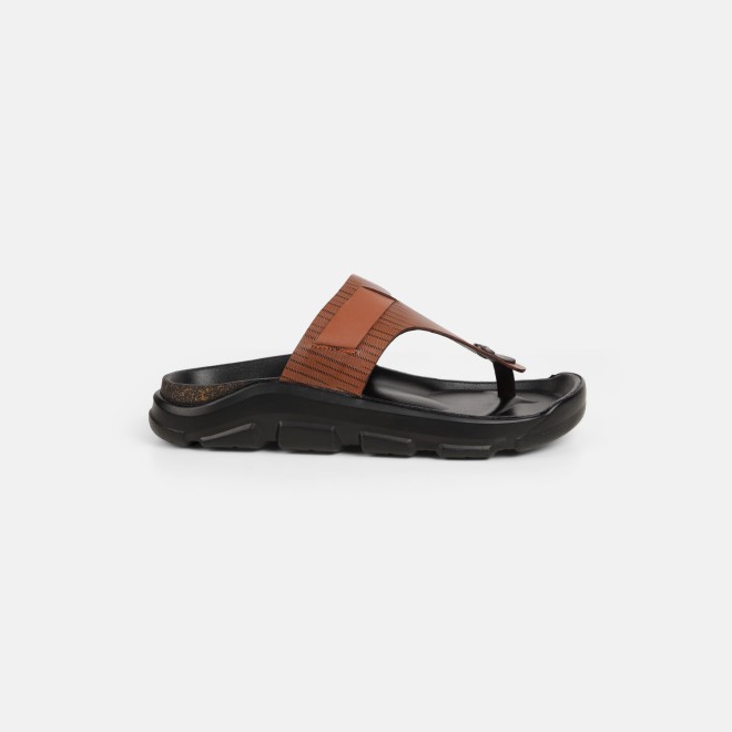Mochi Men Tan Casual Slippers (SKU: 16-1199-23-40)