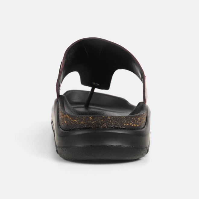 Mochi Men Maroon Casual Slippers (SKU: 16-1199-44-40)