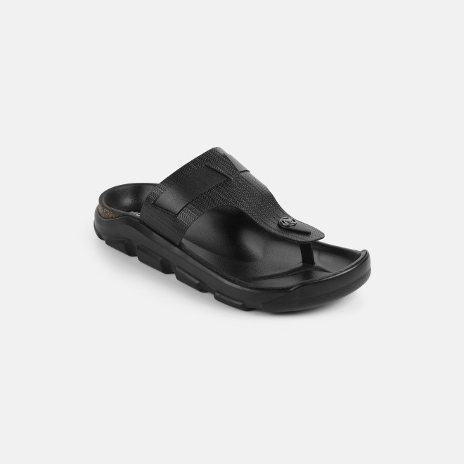 Mochi Men Black Casual Slippers (SKU: 16-1199-11-40) Mochi Men Black Casual Slippers (SKU: 16-1199-11-40)