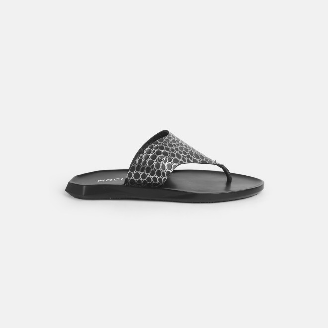 Mochi Men Black Casual Slippers (SKU: 16-1201-11-42) Mochi Men Black Casual Slippers (SKU: 16-1201-11-42)