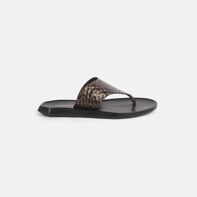 Mochi Men Brown Casual Slippers (SKU: 16-1201-12-40) Mochi Men Brown Casual Slippers (SKU: 16-1201-12-40)