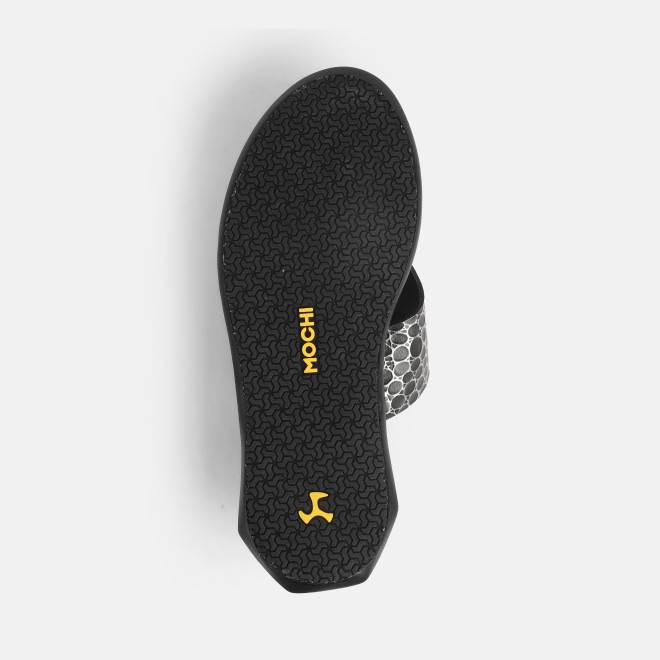 Mochi Men Black Casual Slippers (SKU: 16-1201-11-42) Mochi Men Black Casual Slippers (SKU: 16-1201-11-42)