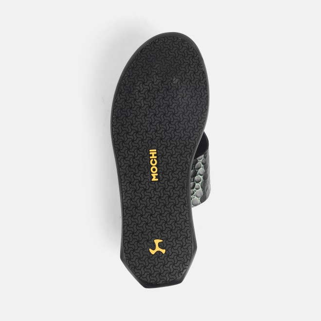 Mochi Men Green Casual Slippers (SKU: 16-1201-21-40)
