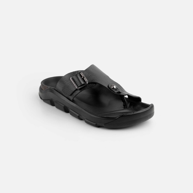 Mochi Men Black Casual Slippers (SKU: 16-1210-11-40)