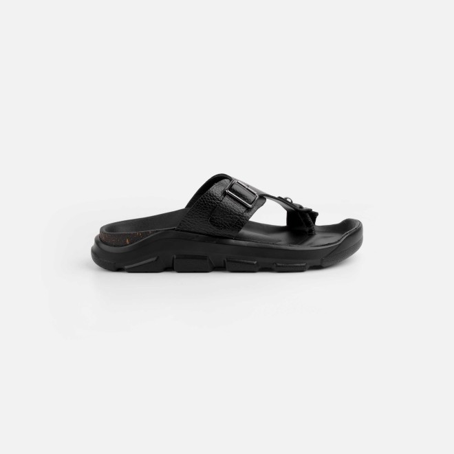 Mochi Men Black Casual Slippers (SKU: 16-1210-11-40)