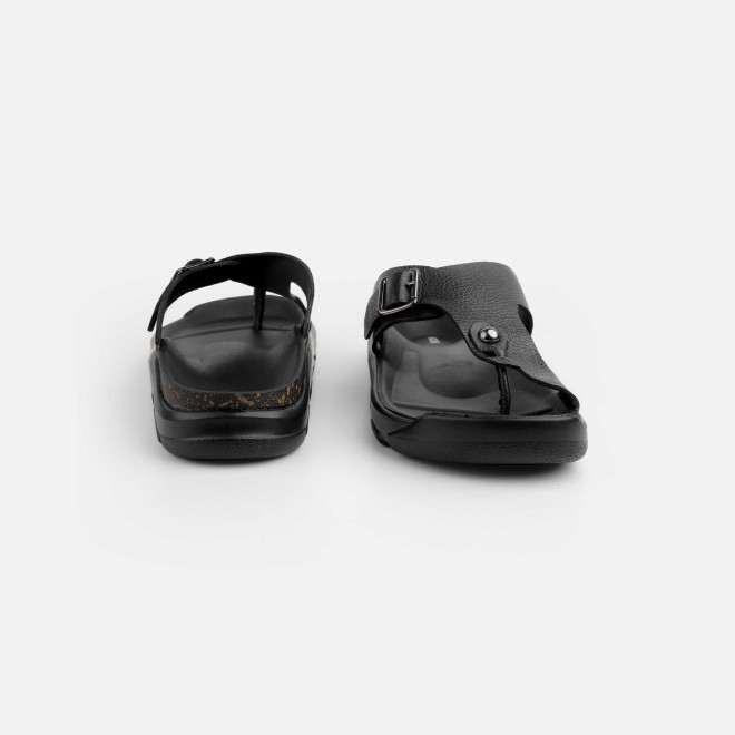 Mochi Men Black Casual Slippers (SKU: 16-1210-11-40)