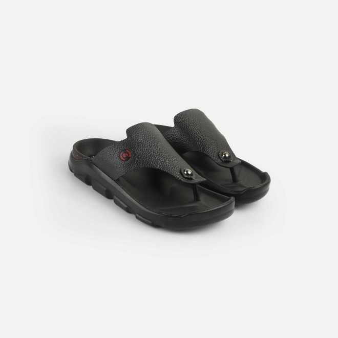 Mochi Men Black Casual Slippers (SKU: 16-1211-11-40) Mochi Men Black Casual Slippers (SKU: 16-1211-11-40)