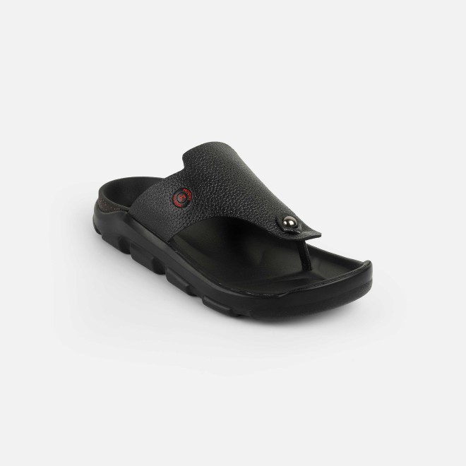 Mochi Men Black Casual Slippers (SKU: 16-1211-11-40) Mochi Men Black Casual Slippers (SKU: 16-1211-11-40)