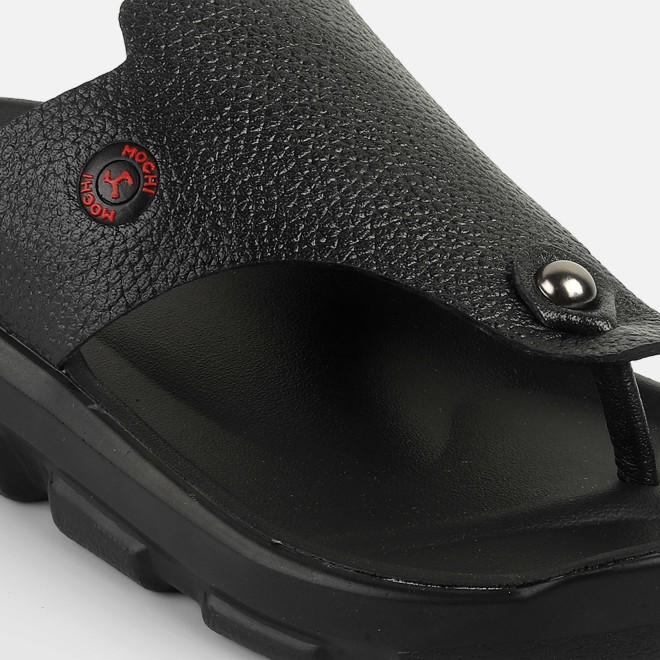 Mochi Men Black Casual Slippers (SKU: 16-1211-11-40) Mochi Men Black Casual Slippers (SKU: 16-1211-11-40)