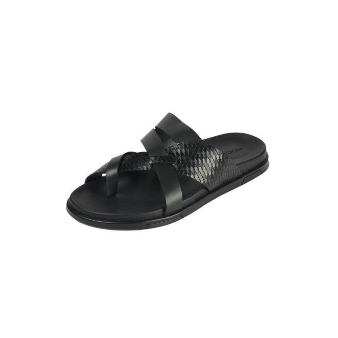 Mochi Men Black Casual Slippers (SKU: 16-1212-11-40)