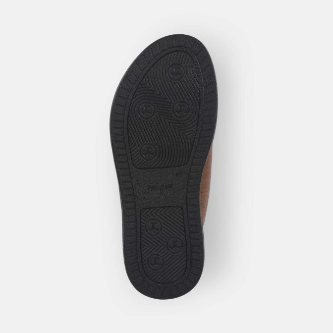 Mochi Men Tan Casual Slippers (SKU: 16-1214-23-40)