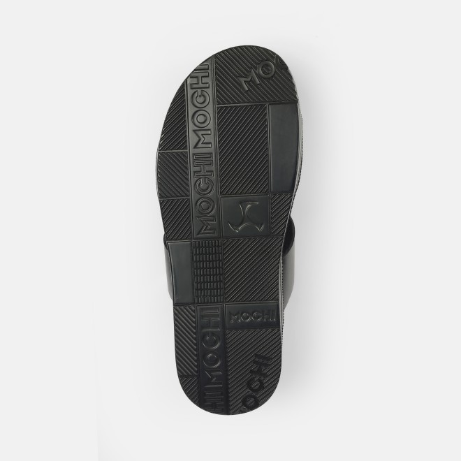 Mochi Men Black Casual Slippers (SKU: 16-1215-11-40) Mochi Men Black Casual Slippers (SKU: 16-1215-11-40)
