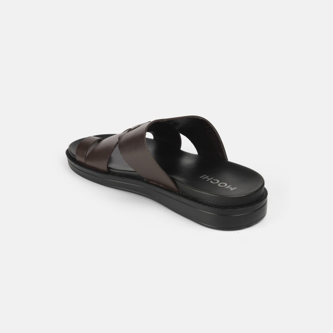 Mochi Men Brown Casual Slippers (SKU: 16-1215-12-41) Mochi Men Brown Casual Slippers (SKU: 16-1215-12-41)