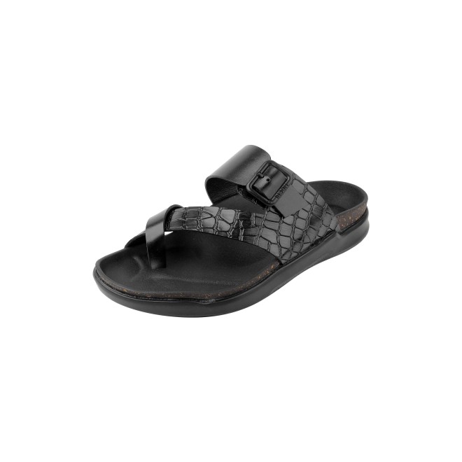 Mochi Men Black Casual Slippers (SKU: 16-1216-11-40) Mochi Men Black Casual Slippers (SKU: 16-1216-11-40)