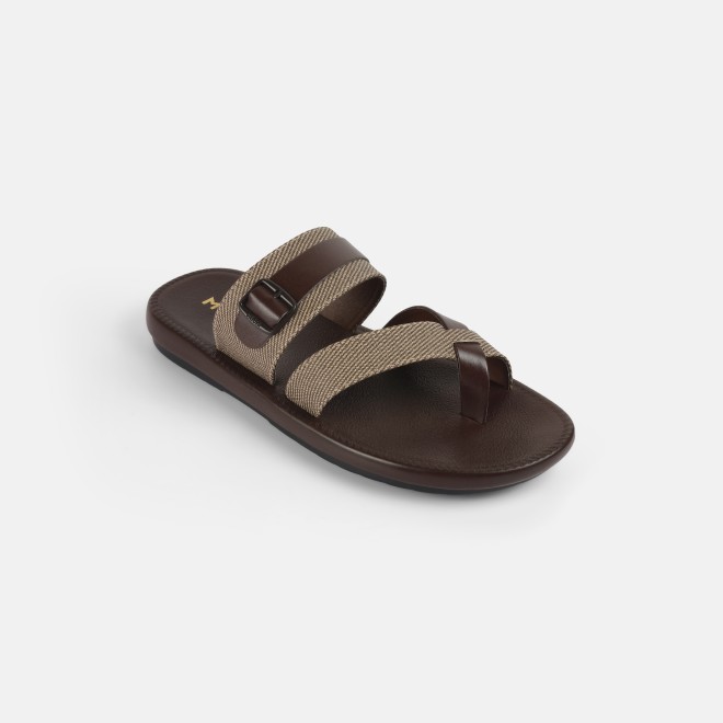 Mochi Men Brown Casual Slippers (SKU: 16-1217-12-40) Mochi Men Brown Casual Slippers (SKU: 16-1217-12-40)