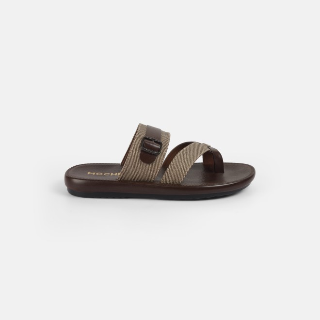 Mochi Men Brown Casual Slippers (SKU: 16-1217-12-40) Mochi Men Brown Casual Slippers (SKU: 16-1217-12-40)