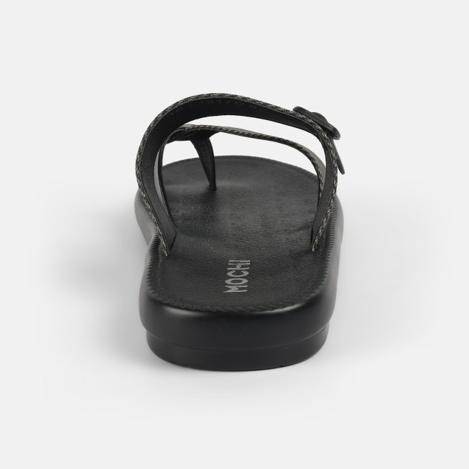 Mochi Men Black Casual Slippers (SKU: 16-1217-11-39) Mochi Men Black Casual Slippers (SKU: 16-1217-11-39)