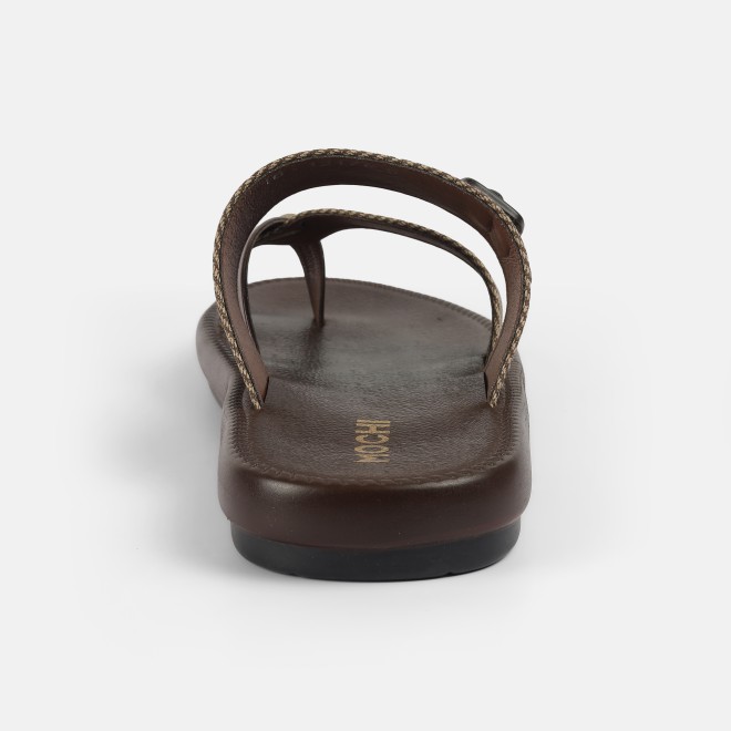 Mochi Men Brown Casual Slippers (SKU: 16-1217-12-40) Mochi Men Brown Casual Slippers (SKU: 16-1217-12-40)