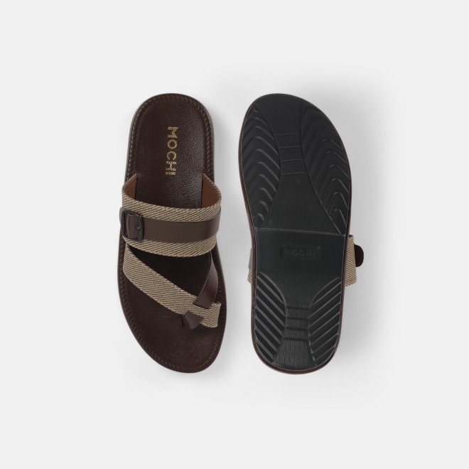 Mochi Men Brown Casual Slippers (SKU: 16-1217-12-40) Mochi Men Brown Casual Slippers (SKU: 16-1217-12-40)