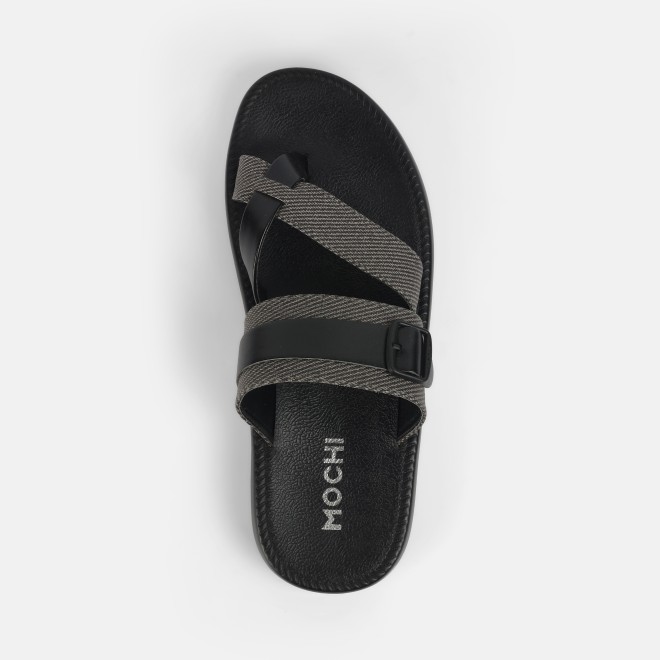 Mochi Men Black Casual Slippers (SKU: 16-1217-11-39) Mochi Men Black Casual Slippers (SKU: 16-1217-11-39)