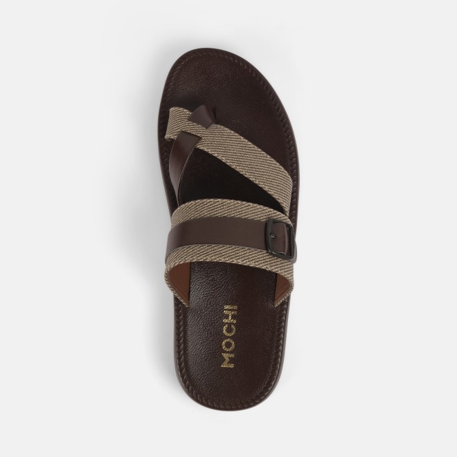 Mochi Men Brown Casual Slippers (SKU: 16-1217-12-40) Mochi Men Brown Casual Slippers (SKU: 16-1217-12-40)
