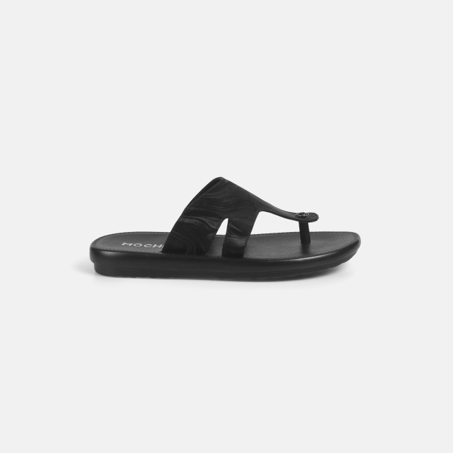 Mochi Men Black Casual Slippers (SKU: 16-1218-11-40) Mochi Men Black Casual Slippers (SKU: 16-1218-11-40)