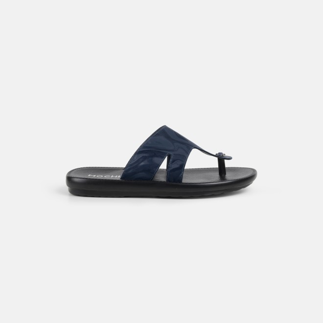 Mochi Men Blue Casual Slippers (SKU: 16-1218-45-41)
