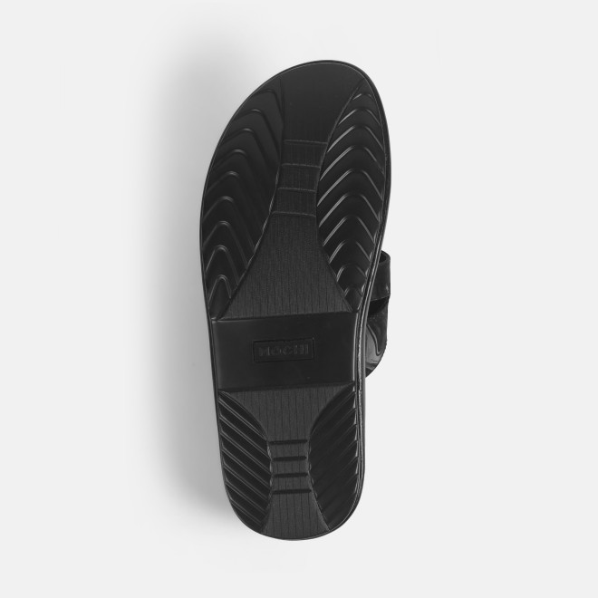 Mochi Men Black Casual Slippers (SKU: 16-1218-11-40) Mochi Men Black Casual Slippers (SKU: 16-1218-11-40)