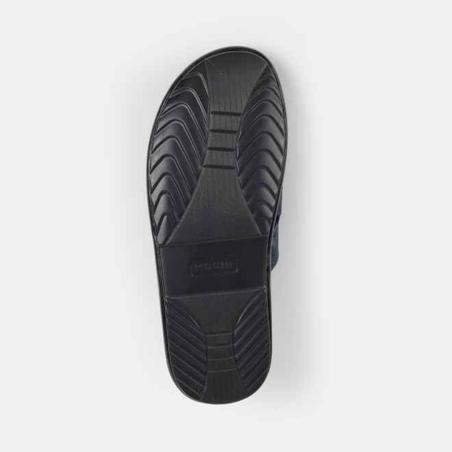 Mochi Men Blue Casual Slippers (SKU: 16-1218-45-41)